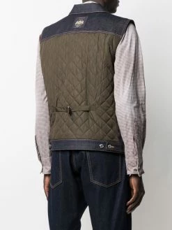 Dsquared2 veste en jean à design à empiècements