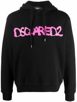 Dsquared2 hoodie à logo imprimé