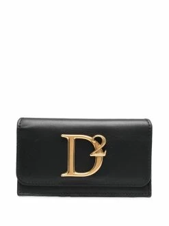Dsquared2 portefeuille à plaque logo