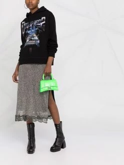 Prix Cassé Dsquared2 Hoodie à imprimé graphique hoodies femme 9 Dsquared2 hoodie à imprimé graphique