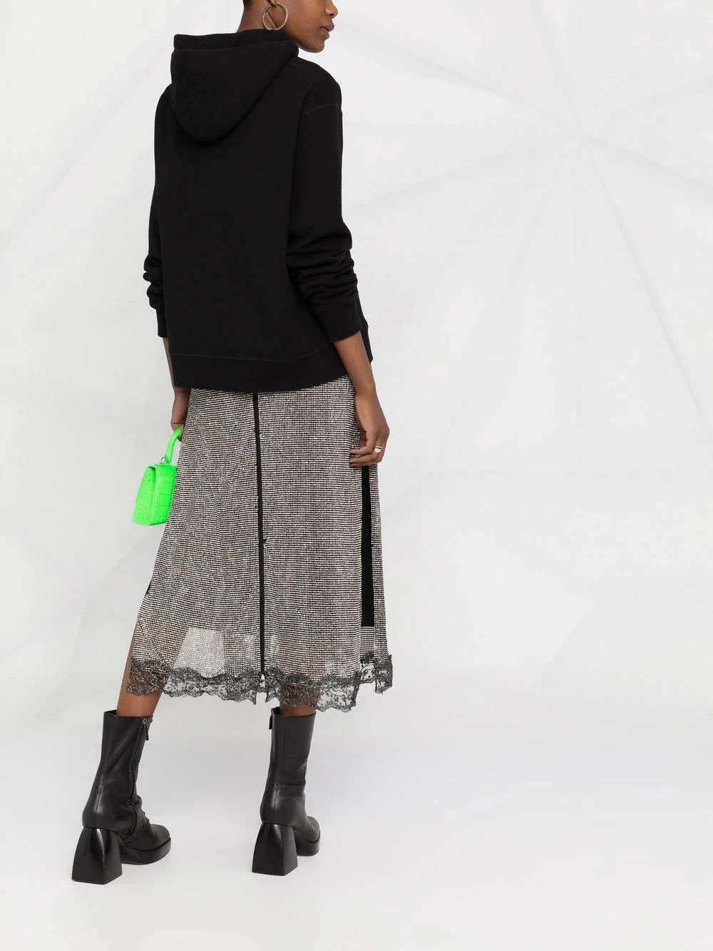 Prix Cassé Dsquared2 Hoodie à imprimé graphique hoodies femme 8 Dsquared2 hoodie à imprimé graphique