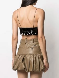 Dsquared2 haut crop à sequins