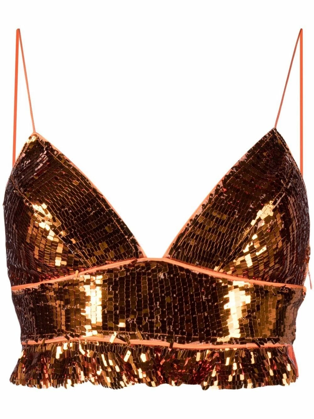 Dsquared2 Haut crop à sequins Faible Prix débardeurs femme 3 Dsquared2 haut crop à sequins