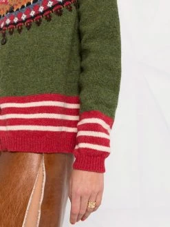 Dsquared2 cardigan en maille Fair Isle