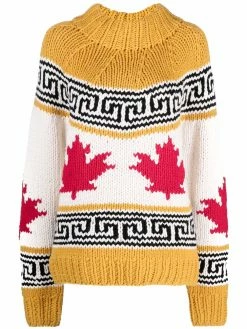 Dsquared2 pull en maille intarsia