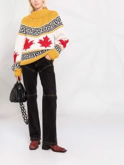Dsquared2 pull en maille intarsia
