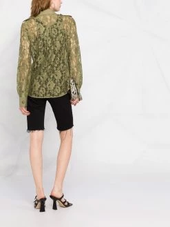 Dsquared2 chemise à fleurs en dentelle