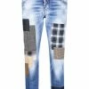 Dsquared2 Prix Préférentiel Jean court à design patchwork jeans courts femme 2 Dsquared2 jean court à design patchwork