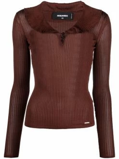 Dsquared2 haut à design nervuré