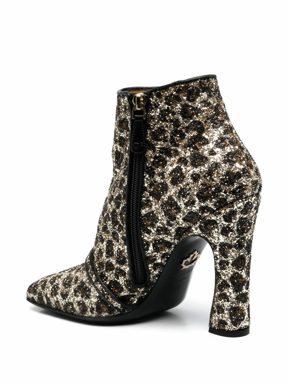 Dsquared2 Se Vend Bas Prix Bottines 110 mm à imprimé léopard bottes femme 5 Dsquared2 bottines 110 mm à imprimé léopard