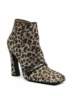 Dsquared2 Se Vend Bas Prix Bottines 110 mm à imprimé léopard bottes femme 7 Dsquared2 bottines 110 mm à imprimé léopard