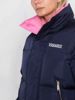 Dsquared2 En promotion Veste matelassée à logo imprimé doudounes femme 10 Dsquared2 veste matelassée à logo imprimé
