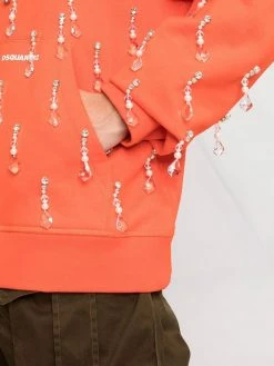 Dsquared2 hoodie à perles