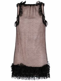Dsquared2 robe courte ornée de dentelle