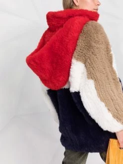 Dsquared2 veste zippée en fourrure artificielle