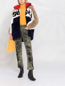 Dsquared2 veste zippée en fourrure artificielle