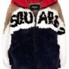 Dsquared2 veste zippée en fourrure artificielle