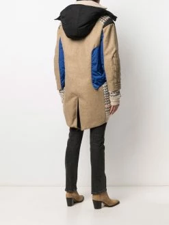 Dsquared2 parka à empiècements contrastants