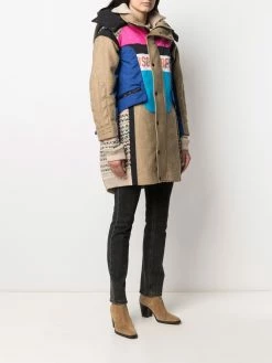 Dsquared2 parka à empiècements contrastants