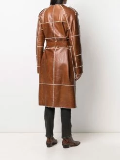 Dsquared2 manteau en peau de mouton