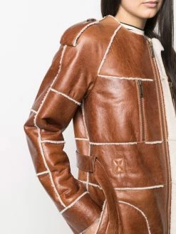 Dsquared2 manteau en peau de mouton