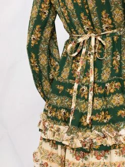 Dsquared2 robe-chemise plissée à fleurs