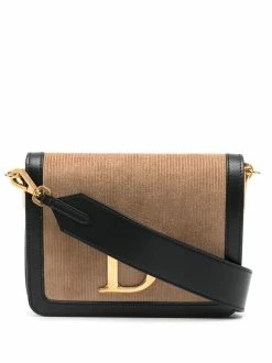Dsquared2 sac porté épaule à plaque logo
