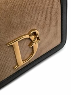 Dsquared2 sac porté épaule à plaque logo