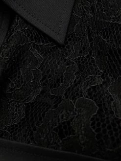 Dsquared2 robe-chemise mi-longue à fleurs en dentelle