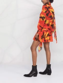 Dsquared2 robe courte à imprimé camouflage