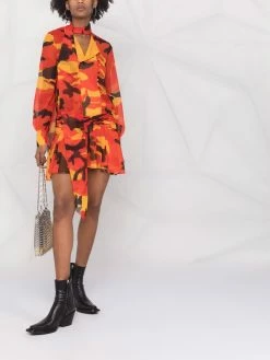 Dsquared2 robe courte à imprimé camouflage