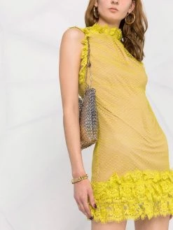 Dsquared2 robe courte ornée de dentelle