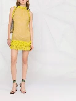 Dsquared2 robe courte ornée de dentelle