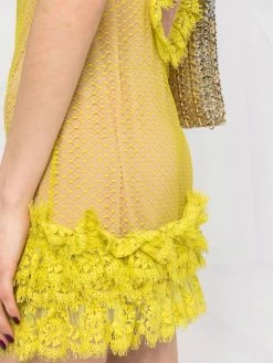 Dsquared2 robe courte ornée de dentelle