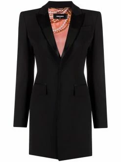 Dsquared2 robe courte à simple boutonnage