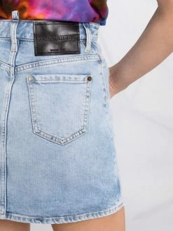 Dsquared2 minijupe en jean à détail de nœud
