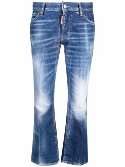 Dsquared2 jean bootcut court