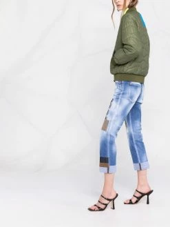 Dsquared2 doudoune à patch logo