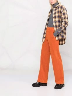 Dsquared2 pantalon droit en velours côtelé