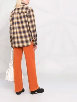 Dsquared2 pantalon droit en velours côtelé