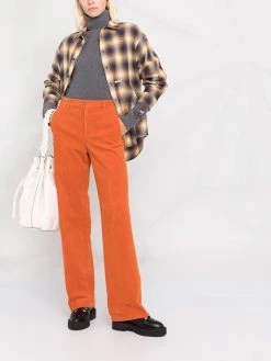 Dsquared2 pantalon droit en velours côtelé