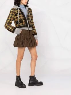 Dsquared2 jupe à motif pied-de-poule