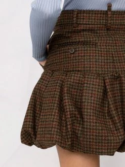 Dsquared2 jupe à motif pied-de-poule