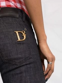 Dsquared2 Produit de première qualité Jean skinny à plaque logo jeans skinny femme 14 Dsquared2 jean skinny à plaque logo