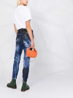 Dsquared2 jean à effet taches de peinture