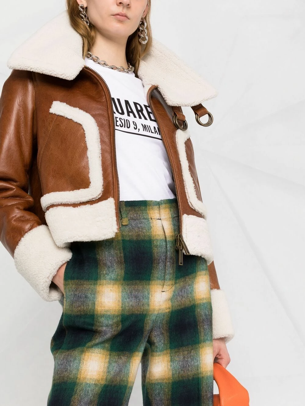 Dsquared2 Prix De Lancement Pantalon court à carreaux pantalons raccourcis femme 7 Dsquared2 pantalon court à carreaux