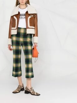 Dsquared2 pantalon court à carreaux