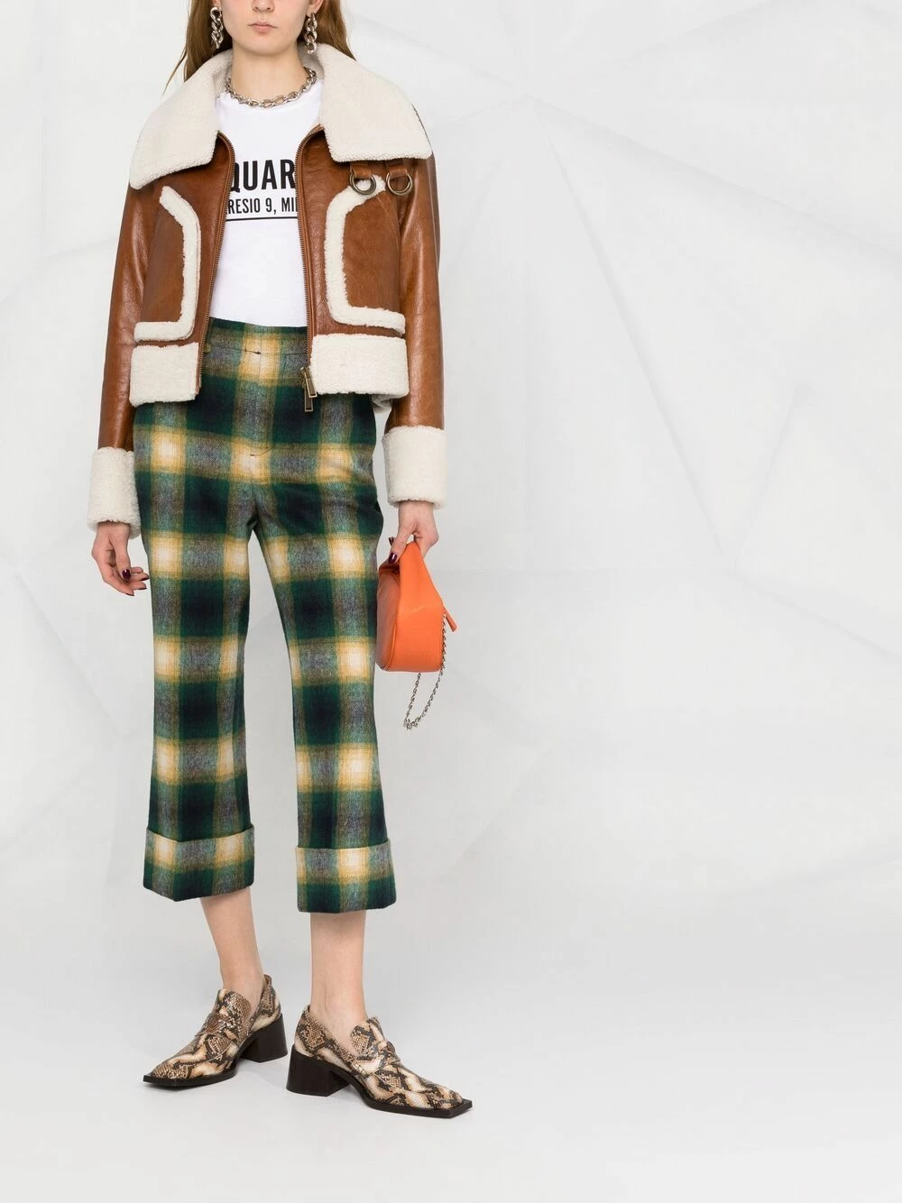 Dsquared2 Prix De Lancement Pantalon court à carreaux pantalons raccourcis femme 4 Dsquared2 pantalon court à carreaux