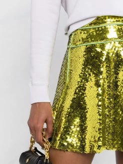 Dsquared2 jupe à sequins brodés