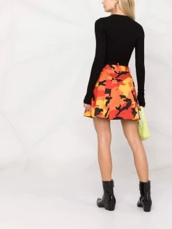 Dsquared2 jupe évasée à imprimé camouflage